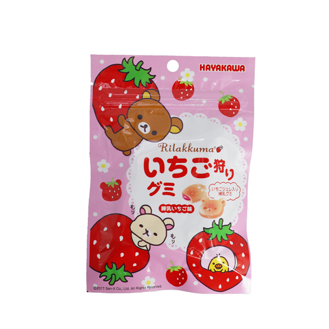 Hayakawa Rilakkuma Ichigo-Gari Gummy Candy 40g