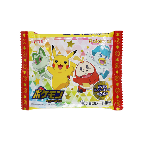 Lotte Pokemon Choco Wafer With Random Sticker 23g