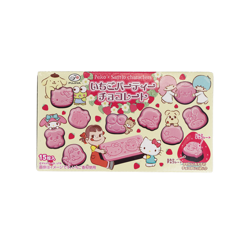 Fujiya Peko x Sanrio Ichigo Party Characters Chocolate 40g