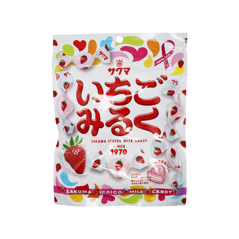 Sakuma Strawberry Milk Candy 83g
