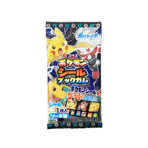 Coris Pokémon Soda Chewing Gum With Sticker Sheet