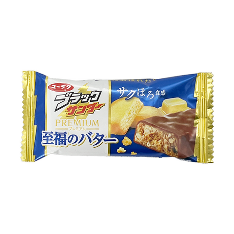 Yuuraku Black Thunder Butter Cookie Bar 22g