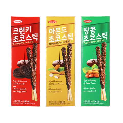 Sunyoung Crunky Choco Sticks - 54g