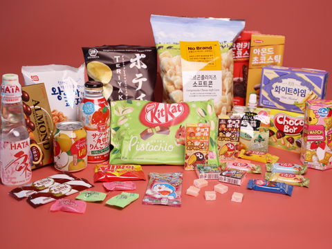 Japanese & Korean Mixed Snack Subscription Box